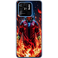 Pikkukuva 1 / 3: Xiaomi Redmi 10C Läpinäkyvä kuori Ronaldo Inferno - jalkapallolegenda liekeissä