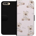Miniatyrbillede 1 af 3: Huawei Y6 (2018) Tegnebogsetui Teddy Dior Vibes - luksuriøs b
