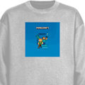 Miniatyrbild 1 av 3: Sweatshirt för Barn | Mjuk & Klassisk Sweatshirt Minecraft Caves grå one size