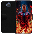 Miniatyrbillede 1 af 3: Sony Xperia 10 Plus Tegnebogsetui Ronaldo Inferno - fodboldhelt i flammer