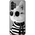 Pikkukuva 1 / 3: Samsung Galaxy A04s Läpinäkyvä kuori Fancy Kissa