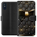 Miniatyrbillede 1 af 3: Xiaomi Redmi 9A Tegnebogsetui Guldrosen