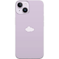 Pikkukuva 1 / 3: Apple iPhone 15 Plus Läpinäkyvä kuori Lila Pilvi - minimali