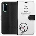Miniatyrbild 1 av 3: OnePlus Nord Plånboksfodral You Don’t Know My Password – edgy textmotiv med attityd