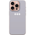 Miniatyrbilde 1 av 3: Apple iPhone 16 Pro Gjennomsiktig deksel Lilla Blomminimalisme