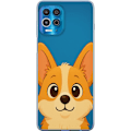 Pikkukuva 1 / 3: Motorola Edge S Läpinäkyvä kuori Hello Corgi
