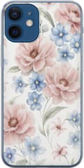 Kompatibelt Mobilskal till Apple iPhone 12 mini Romantiska blommor