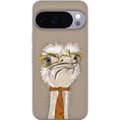 Kompatibelt Mobildeksel til Google Pixel 11 Pro Beige strutseprofessor beige