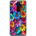 Pikkukuva 1 / 3: Xiaomi Redmi Note 8 Pro  Läpinäkyvä kuori Gerbera Kukat Värikäs Koriste Kukka Motiivi Suosittu Kotisisustus Väririkas Seinätaide Suunnittelu