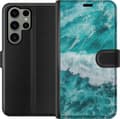 Kompatibel Tegnebogsetui til Samsung Galaxy S23 Ultra Ocean