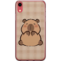 Pikkukuva 1 / 2: Apple iPhone XR Läpinäkyvä kuori Mobilskal kawaii capybara flera figurer japansk stil