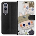 Miniatyrbilde 1 av 3: OnePlus Nord CE4 Lite Lommeboketui Labubu Minimal Mood - Enkel og stilig monsterdesign
