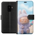 Pikkukuva 1 / 3: Samsung Galaxy S9 Lompakkokotelo Labubu Vaaleanpunainen Tunnelma