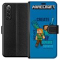 Miniatyrbillede 1 af 3: Sony Xperia 10 V Tegnebogsetui Minecraft Huler