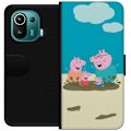 Miniatyrbillede 1 af 3: Xiaomi Mi 11 Pro Tegnebogsetui Greta Gris Familie Georg Mudder