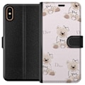 Miniatyrbillede 1 af 3: Apple iPhone XS Tegnebogsetui Teddy Dior Vibes - luksuriøs ba