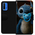 Pikkukuva 1 / 3: Xiaomi Redmi Note 9 4G Lompakkokotelo Stitch & Napp - vauvateema söpöllä hahmolla