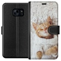 Pikkukuva 1 / 3: Samsung Galaxy S7 Lompakkokotelo Kitten Neule