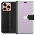 Pikkukuva 1 / 3: Apple iPhone 16 Pro Lompakkokotelo Lila Pilvi - minimalistinen pilvi lila taustalla