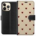 Miniatyrbild 1 av 3: Apple iPhone 15 Pro Max Plånboksfodral Heart Grid