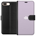 Pikkukuva 1 / 3: Apple iPhone 7 Plus Lompakkokotelo Lila Pilvi - minimalistinen pilvi lila taustalla