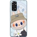 Pikkukuva 1 / 3: Xiaomi Redmi Note 11S Läpinäkyvä kuori Labubu hattuineen - Pop Mart -hahmo Mr. Butcher retrotyylillä ja luonteella