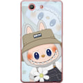 Miniatyrbild 1 av 3: Sony Xperia Z3 Compact Genomskinligt Skal Labubu med hatt – Pop Mart-figur Mr. Butcher i retro stil med karaktär