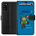 Miniatyrbillede 1 af 3: Samsung Galaxy A41 Tegnebogsetui Minecraft Huler