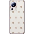 Pikkukuva 1 / 3: Xiaomi 13 Lite Läpinäkyvä kuori Teddy-tausta - söpöt tedd