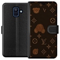 Miniatyrbild 1 av 3: Samsung Galaxy A6 (2018) Plånboksfodral Plush Luxe
