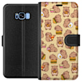Miniatyrbillede 1 af 3: Samsung Galaxy S8 Tegnebogsetui Kawaii capybara mobilcover med flere søde figurer