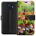 Miniatyrbillede 1 af 3: Samsung Galaxy A6 (2018) Tegnebogsetui MineCraft