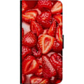 Miniatyrbilde 3 av 3: Xiaomi Redmi Note 9 4G Lommeboketui Jordbærmønster - søtt m