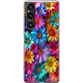 Miniatyrbild 1 av 3: Sony Xperia 1 V Genomskinligt Skal Gerbera Blommor Färgglad Dekor Blommotiv Populärt Heminredning Färg Rik Väggkonst Design