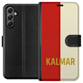 Miniatyrbillede 1 af 3: Samsung Galaxy A24 4G Tegnebogsetui Kalmar - fodbold