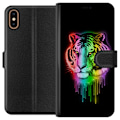 Miniatyrbilde 1 av 3: Apple iPhone X Lommeboketui Neon Tiger