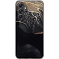 Miniatyrbillede 1 af 3: Samsung Galaxy S24 FE Gennemsigtig cover Sort guld abstrakt
