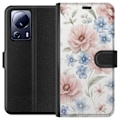 Miniatyrbillede 1 af 3: Xiaomi 13 Lite Tegnebogsetui Romantiske blomster