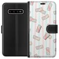 Kompatibelt Plånboksfodral till Samsung Galaxy S10+ Marshmallow