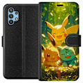 Miniatyrbild 1 av 3: Samsung Galaxy A32 5G Plånboksfodral Pixelmonster spelstil – färgstark design för retroälskande gamers