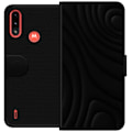 Miniatyrbild 1 av 3: Motorola Moto E7 Power Plånboksfodral Black Waves