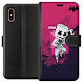 Pikkukuva 1 / 3: Apple iPhone XS Max Lompakkokotelo Marshmello Fortnite Skin Emote Gaming DJ Hahmo Suosittu Aihe Lapsi Nuori Trendi