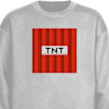 Miniatyrbillede 1 af 3: Sweatshirt til Børn | Blød & Klassisk Sweatshirt Minecraft T grå one size