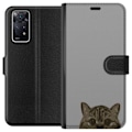 Miniatyrbillede 1 af 3: Xiaomi Redmi Note 11 Pro 5G Tegnebogsetui Grå Katteblik - sti