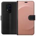Kompatibelt Lommeboketui til OnePlus 8 Pro Rosa Prikk