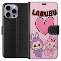 Miniatyrbillede 1 af 3: Apple iPhone 16 Pro Max Tegnebogsetui Labubu Pink Monster
