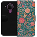 Pikkukuva 1 / 3: Nokia 5.4 Lompakkokotelo Floral Dream