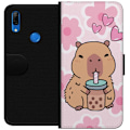 Pikkukuva 1 / 3: Huawei P Smart Z Lompakkokotelo Kawaii Capybara Sydän Anime-t