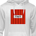 Miniatyrbillede 1 af 3: Hoodie til Voksen | Behagelig Hættetrøje Minecraft TNT grå S