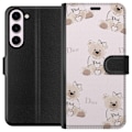 Miniatyrbillede 1 af 3: Samsung Galaxy S23+ Tegnebogsetui Teddy Dior Vibes - luksuriøs bamse i modetil